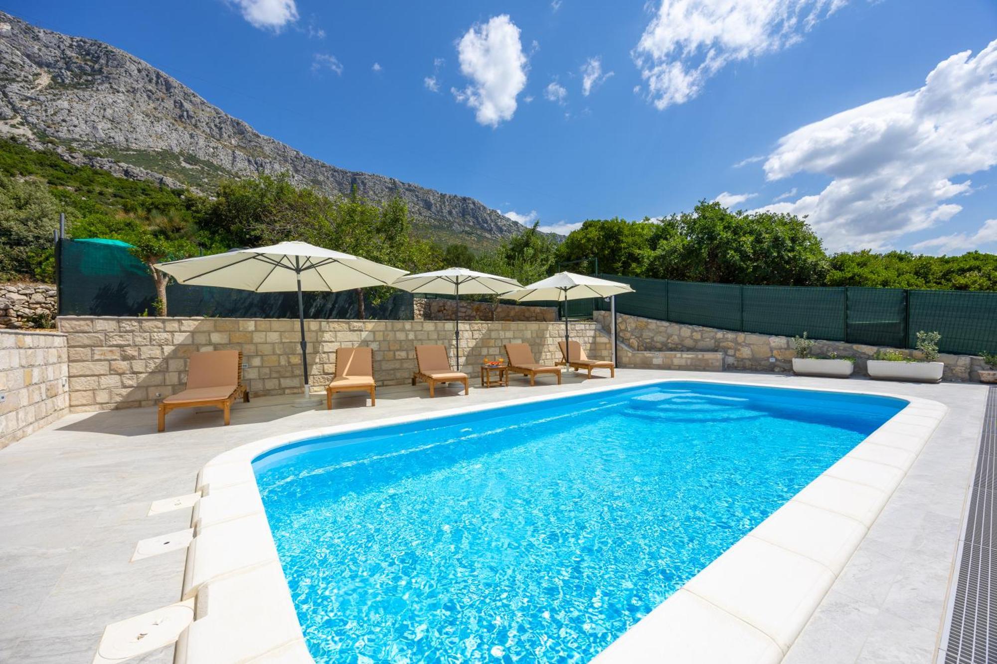 Private Villa Golden Hour With A View Of Split Area Kaštel Sućurac Exterior foto